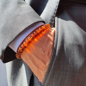 Konjakinio gintaro apyrankė AMBER OAK