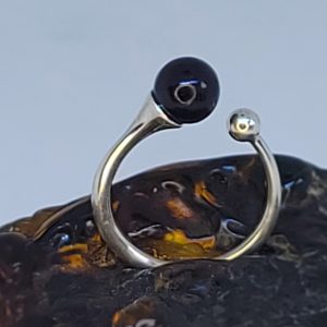 Žiedas BLACK BUBBLE 7